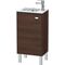 Duravit Waschtischunterbau BRIOSO 683x420x289mm Gri chr Ans links leinen