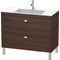 Duravit Waschtischunterbau BRIOSO 701x1000x480mm m WT Vero Air Gri chr o H