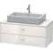 Duravit Konsolenunterschrank BRIOSO Griffe Frontfarbe 442x1020x480mm we hgl