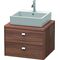 Duravit Konsolenunterschrank BRIOSO Griffe chr 442x620x550mm nussbaum natur