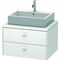 Duravit Konsolenunterschrank BRIOSO Griffe Frontfarbe 442x720x550mm we matt