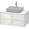 Duravit Konsolenunterschrank BRIOSO Griffe Frontfarbe 442x920x550mm we hgl