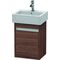 Duravit Waschtischunterbau Ketho 320x400x550mm Ans rechts nussbaum dunkel