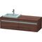 Duravit Waschtischunterbau KETHO 550x1400x426mm WT links nussbaum dunkel