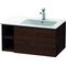 Duravit Waschtischunterbau L-CUBE 400x820x481mm Be re nussbaum gebürstet