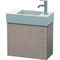 Duravit Waschtischunterbau L-CUBE 400x480x240mm Ans links eiche kaschmir