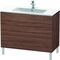 Duravit Waschtischunterbau L-CUBE 1020x481x704mm nussbaum dunkel