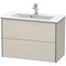 Duravit WTU COMPACT XSQUARE 560x810x388mm basalt matt