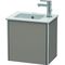 Duravit Waschtischunterbau XSQUARE 400x410x289mm Türansch re basalt matt