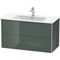 Duravit Waschtischunterbau XSQUARE 560x1010x478mm dolomiti grey hochglanz