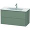 Duravit Waschtischunterbau XSQUARE 560x1010x478mm steingrau seidenmatt