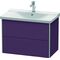 Duravit Waschtischunterbau XSQUARE 565x810x473mm aubergine seidenmatt