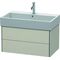 Duravit Waschtischunterbau XSQUARE 397x784x460mm taupe matt