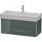 Duravit Waschtischunterbau XSQUARE 397x984x460mm dolomiti grey hochglanz