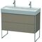 Duravit Waschtischunterbau XSQUARE 731x984x460mm leinen