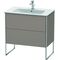 Duravit Waschtischunterbau XSQUARE 832x810x478mm basalt matt