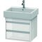 Duravit Waschtischunterbau Ketho 440x550x410mm weiß hochglanz