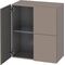 Duravit Halbhochschrank L-CUBE 700x363x800mm basalt matt