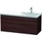 Duravit Waschtischunterbau L-CUBE 1220x481x555mm kastanie dunkel