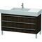 Duravit Waschtischunterbau X-LARGE 1200x470x588mm nussbaum gebürstet