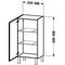 Duravit Halbhochschrank L-CUBE ind 250/500x200/363x600/900mm A re capp hgl