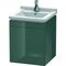 Duravit Waschtischunterbau L-CUBE 447x460x558mm Ans re dolo grey hochglanz