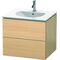 Duravit Waschtischunterbau L-CUBE 514x620x550mm mediterrane eiche