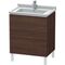 Duravit Waschtischunterbau L-CUBE 469x670x712mm flannel grey seidenmatt