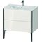 Duravit Waschtischunterbau XVIU 594x810x480mm Prof. sw ma weiß hochglanz