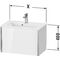 Duravit Waschtischunterbau Compact XVIU 400x610x390mm Prof. Champ matt weiß matt