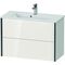 Duravit Waschtischunterbau Compact XVIU 560x810x390mm Prof. sw ma weiß hochglanz