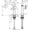 HG Einhebel-Waschtischmischer Tecturis S Fine CooStart Ausl 139mm PO mattschwarz