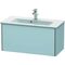 Duravit WT-Unterbau XSQUARE COMPACT 400x810x388mm lichtblau seidenmatt