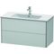 Duravit Waschtischunterbau XSQUARE 560x1010x478mm weiß seidenmatt