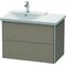 Duravit Waschtischunterbau XSQUARE Becken links 565x810x473mm leinen