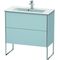 Duravit WT-Unterbau XSQUARE COMPACT 832x810x388mm lichtblau seidenmatt