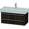 Duravit Waschtischunterbau X-LARGE 443x950x448mm kastanie dunkel