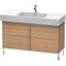 Duravit Waschtischunterbau VERO 446x1200x581mm graphit matt