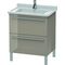 Duravit Waschtischunterbau X-LARGE 650x470x668mm cappucino hochglanz