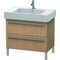 Duravit Waschtischunterbau X-LARGE 800x470x588mm europäische eiche