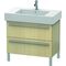 Duravit Waschtischunterbau X-LARGE 800x470x588mm mediterrane eiche