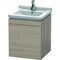 Duravit Waschtischunterbau L-CUBE 447x460x558mm Ans rechts pine silver