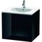 Duravit Waschtischunterbau L-CUBE 514x620x550mm schwarz hochglanz