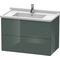 Duravit Waschtischunterbau L-CUBE 469x820x558mm dolomiti grey hochglanz