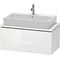 Duravit Konsolenunterschrank L-CUBE 400x920x477mm flannel grey seidenmatt