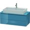 Duravit Konsolenunterschrank L-CUBE 400x1020x477mm stone blue hochglanz