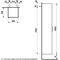 Laufen Hochschrank BASE FÜR PRO S 1650x350x336mm Scharn. re verkehrsgrau