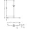 Hewi Duschhandlauf SERIE 801 se 1100mm waagerecht 762mm apfelgrün