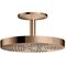 Kopfbrause 280 1jet AXOR ONE mit Deckenanschluss polished red gold