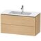 Duravit Waschtischunterbau L-CUBE 1020x481mm 2 Schubk we hgl La ES NB Mi.